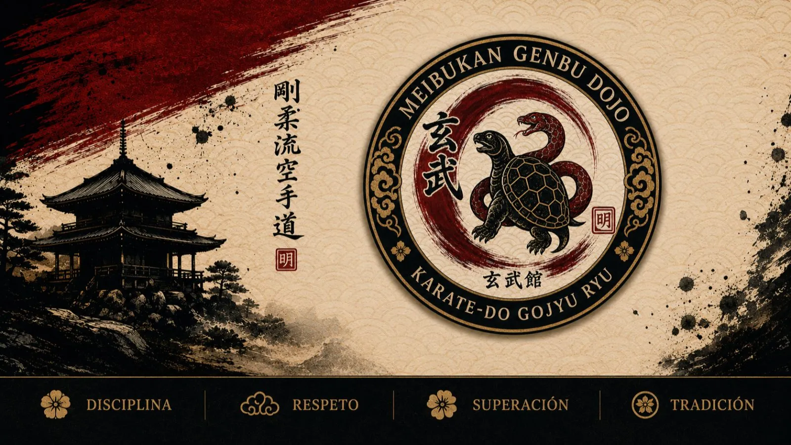 Banner de Academia de Karate Genbu Dojo